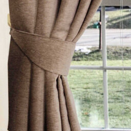 Homescapes Mink Chenille Curtain Tie Back Pair - thumbnail 1
