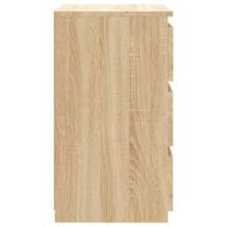 Berkfield Bed Cabinets 2 Pcs Sonoma Oak 40X35X62.5 Cm Engineered Wood - thumbnail 5