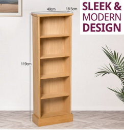 Hallowood Furniture Waverly Oak Dvd Rack - thumbnail 3