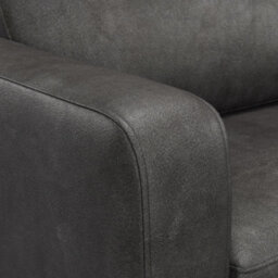 Furnishings For Less UK York Black Faux Leather Reversible L Shaped 3 Seater Corner Sofa - thumbnail 9