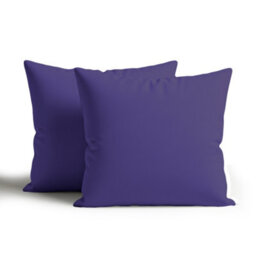 Waterproof Outdoor Garden Cushion Covers Patio Cushion Cover Cases Square Pack Of 2 Purple 45Cm X 45Cm - thumbnail 1