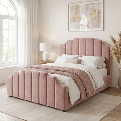 Stratus Interiors Supreme Bed Panelled Head And Footboard - Doorstep Delivery Only No Assembly - Small Double - Gas Lift Ottoman Storage Type - image 1