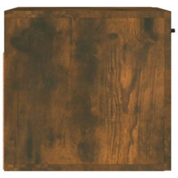 Berkfield Wall Cabinet Smoked Oak 80X35X36,5 Cm Engineered Wood - thumbnail 7