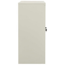 Berkfield Office Cabinet Light Grey 90X40X90 Cm Steel - thumbnail 3
