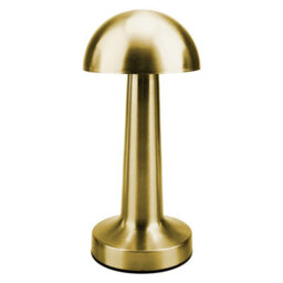 Touch Lamp Rechargeable 3 Light Settings 9Cm X 22Cm Brushed Gold X 1 - thumbnail 1