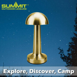 Touch Lamp Rechargeable 3 Light Settings 9Cm X 22Cm Brushed Gold X 1 - thumbnail 3