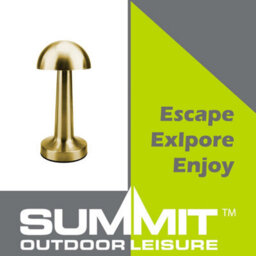 Touch Lamp Rechargeable 3 Light Settings 9Cm X 22Cm Brushed Gold X 1 - thumbnail 4
