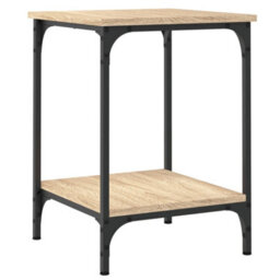 Berkfield Stylish Coffee Table Sonoma Oak 40X40X55 Cm Engineered Wood - thumbnail 1