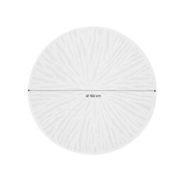 Sweeek - Round Indoor Rug 160Cm Helen Cream 160X160X1.4 Cm - thumbnail 5