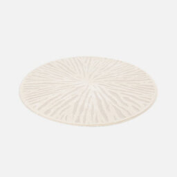Sweeek - Round Indoor Rug 160Cm Helen Cream 160X160X1.4 Cm - thumbnail 2