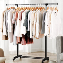Vivo Adjustable Mobile Tidy Clothes Coat Garment Clothing Hanging Rail Rack - thumbnail 5