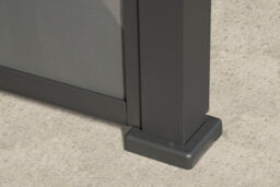 Garden Store Direct Aluminium 6X3 Pergola Grey - Led Lighting, Louvred Roof And Side Walls - thumbnail 9