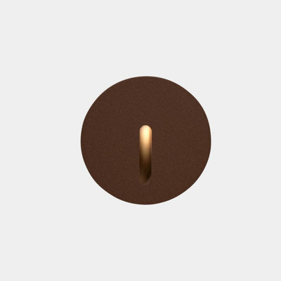 Luminosa Lighting Luminosa Bat Outdoor Recessed Wall Lamp Brown Led 2.2W 2700K Ip66 - image 1