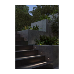 Luminosa Lighting Luminosa Bat Outdoor Recessed Wall Lamp Brown Led 2.2W 2700K Ip66 - thumbnail 2