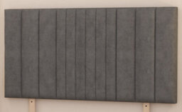 Somnior Beds Somnior Alexas Plush Velvet 4Ft Small Double Divan Bed Base With Upholstered Headboard Silver - thumbnail 4