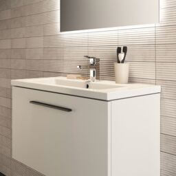 Ideal Standard I.life S Compact Matt White Wall-Mounted Bathroom Vanity Unit (H) 440mm (W) 800mm - thumbnail 9