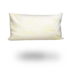 Rayon From Bamboo Memory Foam Pillow Pair Anti Allergy Support