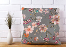Warren Reed Designer Peony, Lily, Tulip, Daisy Colorful  Cushions 45Cm X 45Cm - thumbnail 2