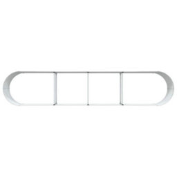 Berkfield Modern Garden Raised Bed Green 400 X 80 X 44 Cm Steel - thumbnail 8