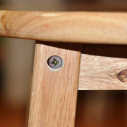 New 60Cm Solid Wooden Bar Stools Kitchen Stools Breakfast Seat Tall Stool - thumbnail 6