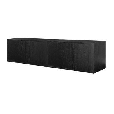 my furniture Set Of 2 Inga Black Oak Floating Sideboards - image 1