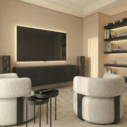 my furniture Set Of 2 Inga Black Oak Floating Sideboards - thumbnail 2