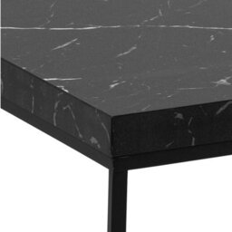 Furniture To Go Barossa Coffee Table With Black Marble Marquina Top & Black Steel Base 110X55X45Cm - thumbnail 6