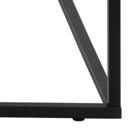 Furniture To Go Barossa Coffee Table With Black Marble Marquina Top & Black Steel Base 110X55X45Cm - thumbnail 7