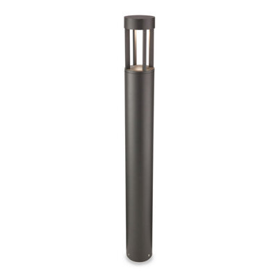 Luminosa Lighting Luminosa Delta Led 1 Light Outdoor Tall Bollard Post Graphite Ip54