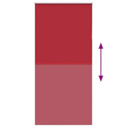Berkfield Roller Blind Blackout Red 105X210 Cm Fabric Width 100.7 Cm Polyester - thumbnail 9