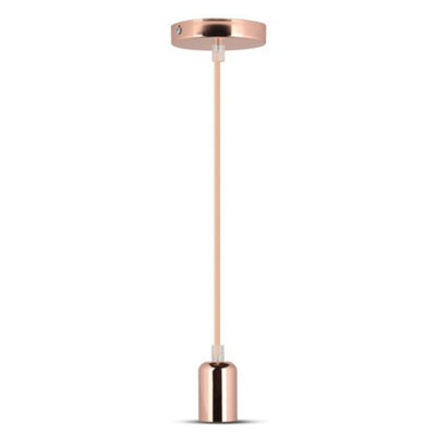 V-Tac Vt3777 High Quality E27 Suspension Lamp Gold Rose Whole Set (Vt-7448)
