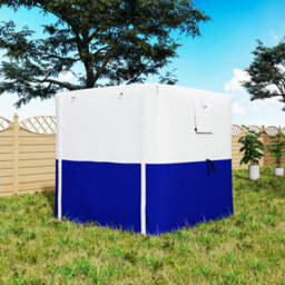 Outsunny 2 X 2M Pop Up Gazebo With Sides Easy Up Party Tent, Blue - thumbnail 8