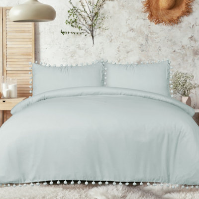 Smart Living Luxury Super Soft Pom Pom Duvet Cover & Pillowcases - image 1