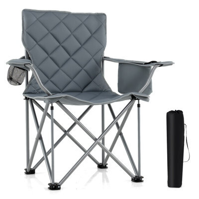 Gainoom Oversized Camping Chair Heavy Duty Outdoor Folding Chair Portable Foldable Fully Padded Lawn Chair - image 1
