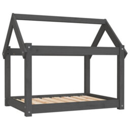 Walplus Dog Bed Grey 81X60X70 Cm Solid Wood Pine - thumbnail 2