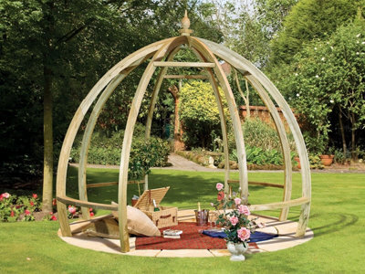 Edecks Apollo Wooden Garden Pergola Pressure Treated Timber - image 1