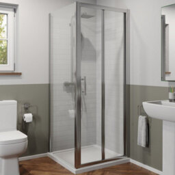 Affine Bathroom Suite Bifold Shower Enclosure Vanity Unit Basin Sink Toilet Wc 900mm - thumbnail 6