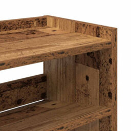 Berkfield Shoe Rack Old Wood 80X25X61.5 Cm Engineered Wood - thumbnail 7