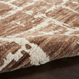 Ivory Wool Handmade Luxurious Modern,abstract Rug For Bedroom & Living Room-61Cm X 91Cm - thumbnail 6