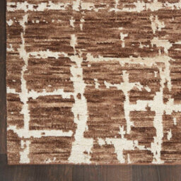 Ivory Wool Handmade Luxurious Modern,abstract Rug For Bedroom & Living Room-61Cm X 91Cm - thumbnail 5