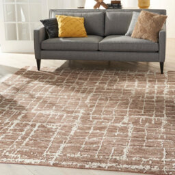 Ivory Wool Handmade Luxurious Modern,abstract Rug For Bedroom & Living Room-61Cm X 91Cm - thumbnail 2