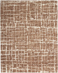 Ivory Wool Handmade Luxurious Modern,abstract Rug For Bedroom & Living Room-61Cm X 91Cm - thumbnail 8