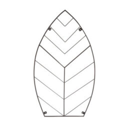 Ivyline Outdoor Leaf Trellis Zinc H100Cm W80Cm - thumbnail 2
