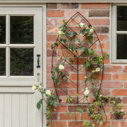 Ivyline Outdoor Leaf Trellis Zinc H100Cm W80Cm - thumbnail 4