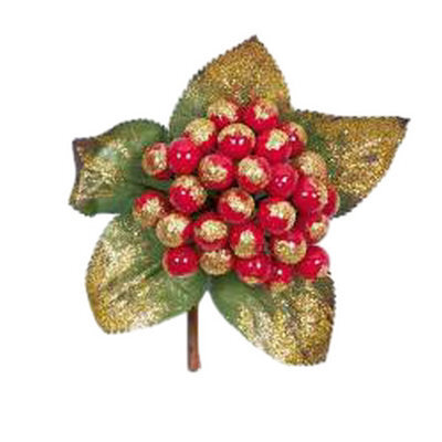 Premier Berry Christmas Tree Pick Red (One Size)
