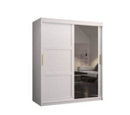Arte Ramiro Ii Contemporary 2 Sliding Door Wardrobe 5 Shelves 2 Rails White Matt (H)2000mm (W)1500mm (D)620mm - thumbnail 1