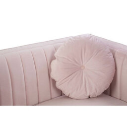 Orsina Farah 2 Seat Pink Velvet Sofa - thumbnail 6