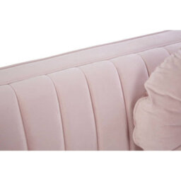 Orsina Farah 2 Seat Pink Velvet Sofa - thumbnail 7
