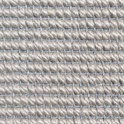 Designer Rib 100% Wool Carpet By Remland (Smooth Flint, 4M X 4M)