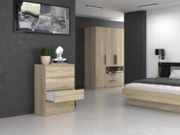 M4 Malwa Chest Of Drawers Sonoma Oak - thumbnail 6
